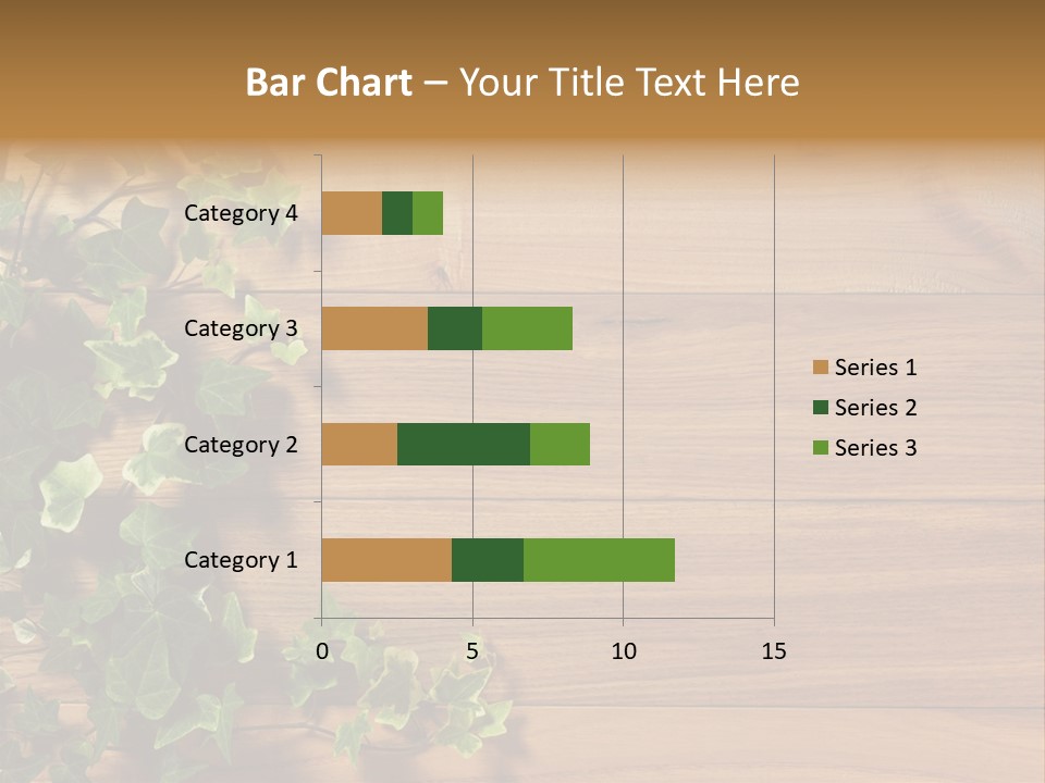 Pattern Wall Plant PowerPoint Template