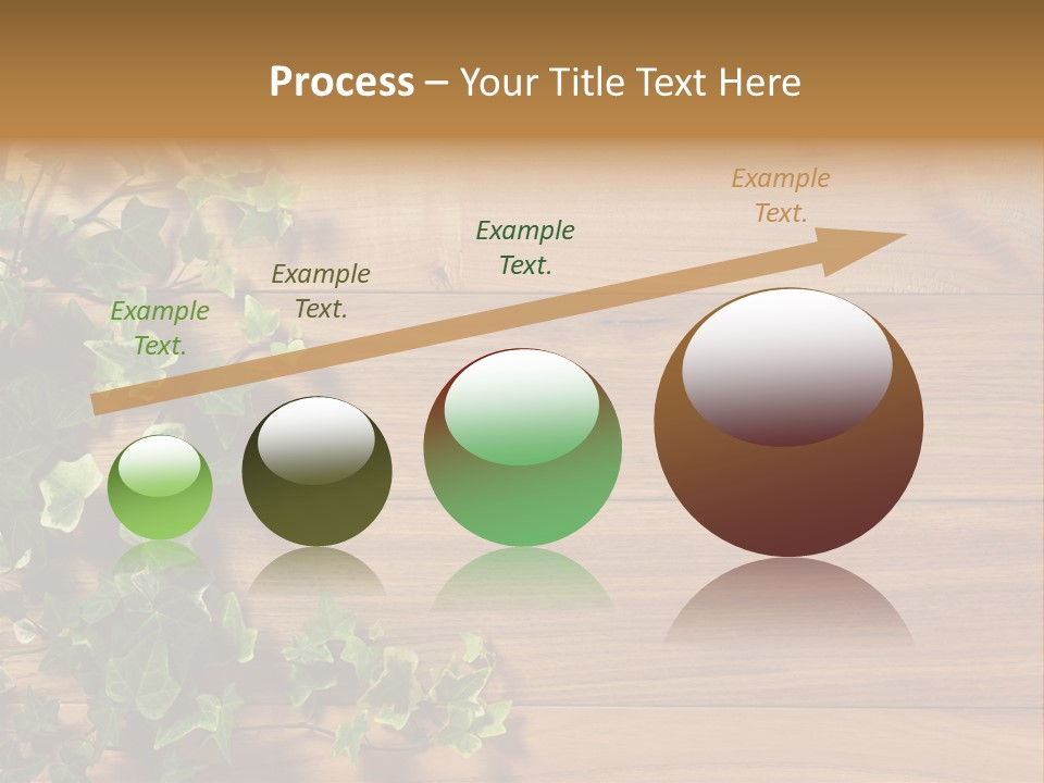 Pattern Wall Plant PowerPoint Template