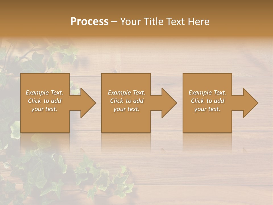 Pattern Wall Plant PowerPoint Template