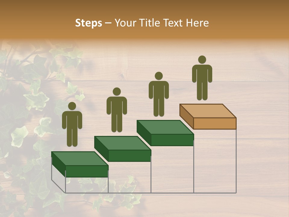 Pattern Wall Plant PowerPoint Template