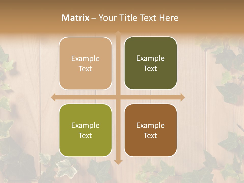 White Wooden Decorative PowerPoint Template