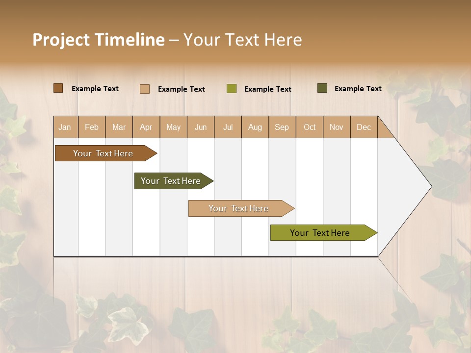 White Wooden Decorative PowerPoint Template