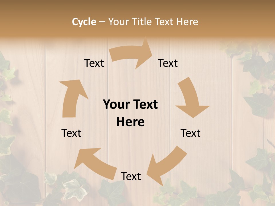 White Wooden Decorative PowerPoint Template