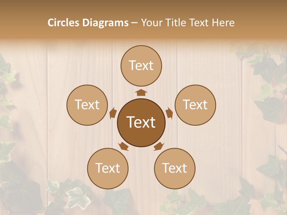 White Wooden Decorative PowerPoint Template