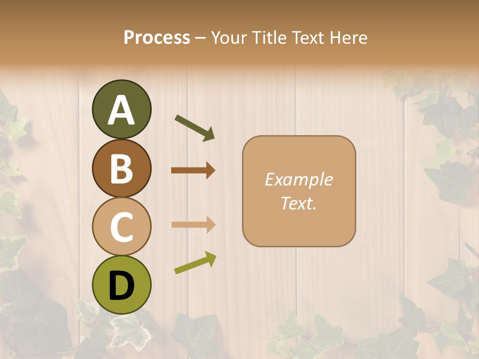 White Wooden Decorative PowerPoint Template