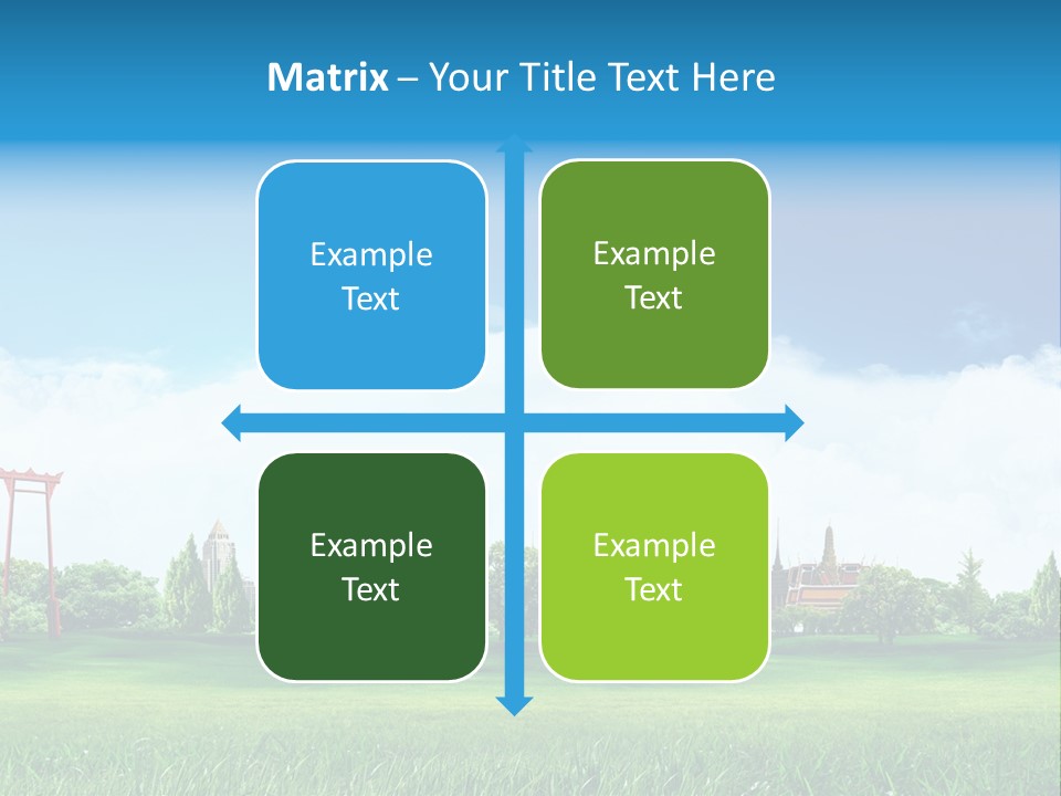 Reader Recreation Lawn PowerPoint Template