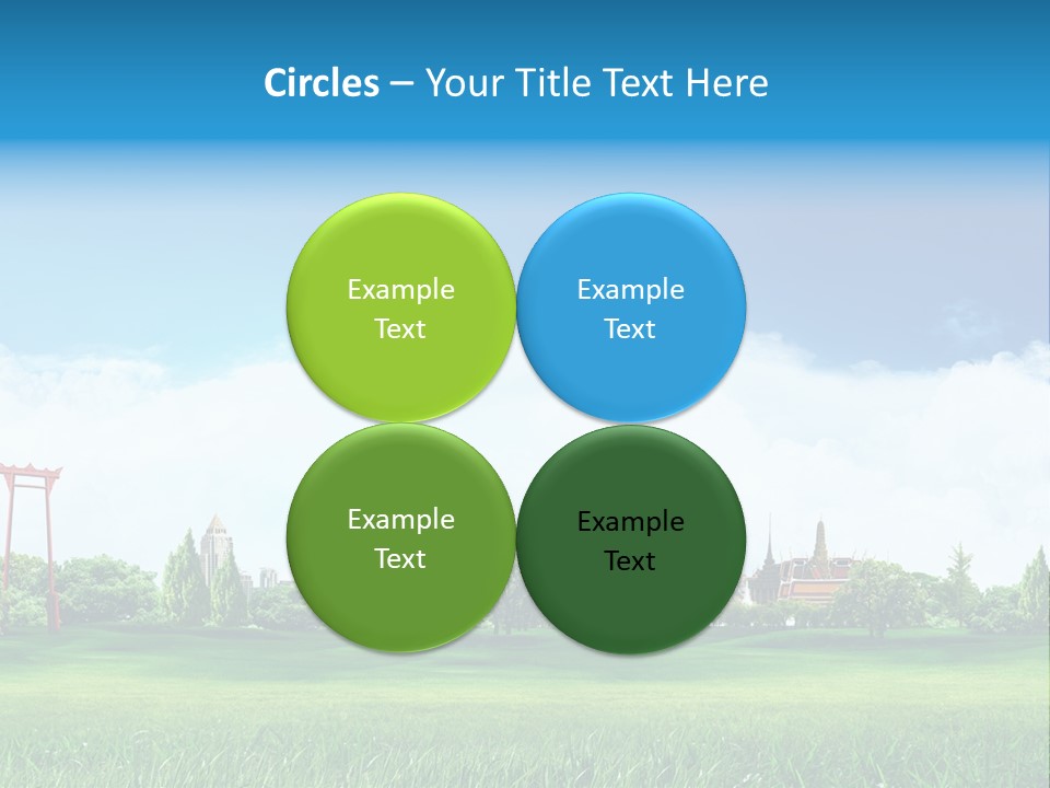 Reader Recreation Lawn PowerPoint Template