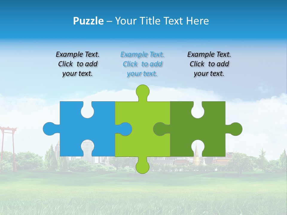 Reader Recreation Lawn PowerPoint Template