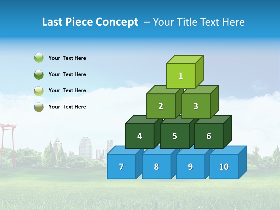 Reader Recreation Lawn PowerPoint Template