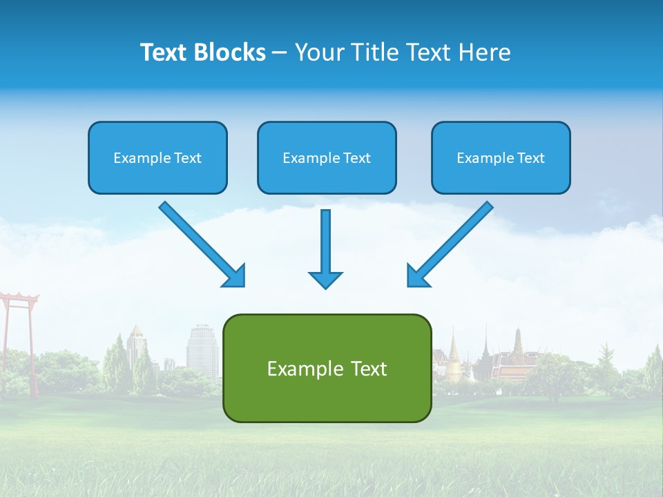 Reader Recreation Lawn PowerPoint Template