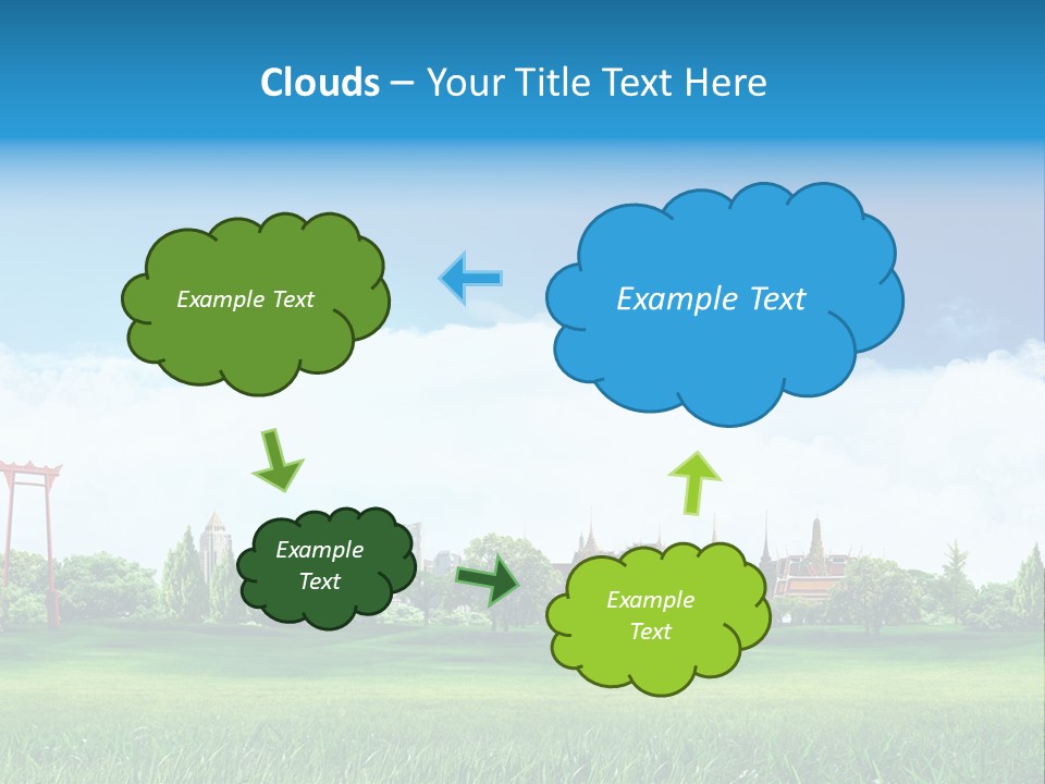 Reader Recreation Lawn PowerPoint Template