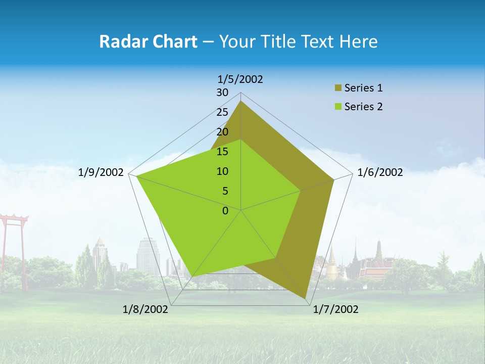 Reader Recreation Lawn PowerPoint Template