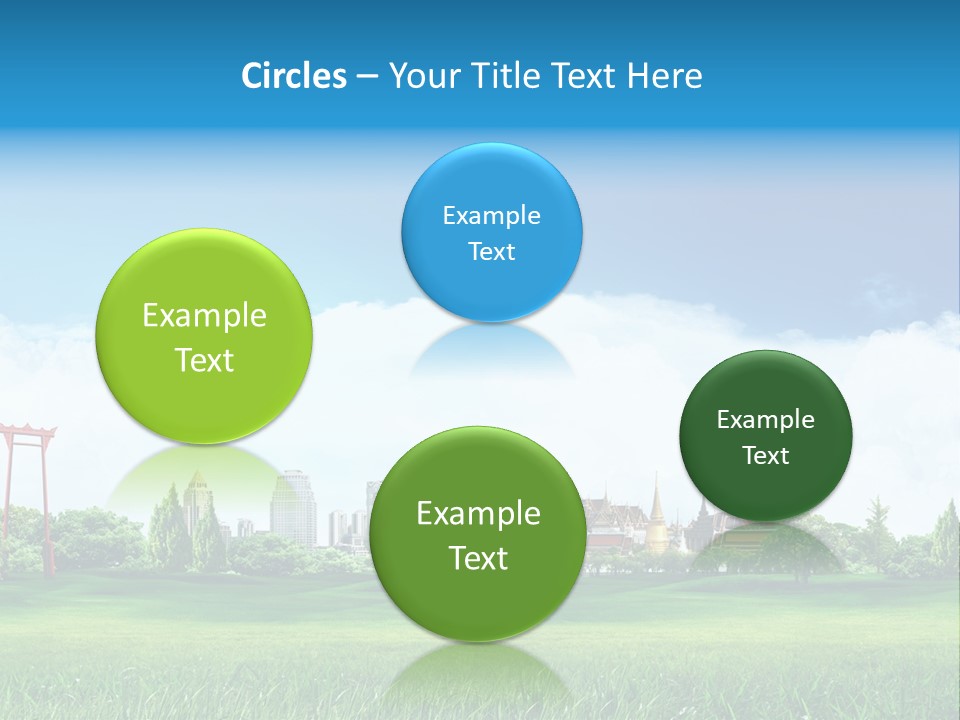 Reader Recreation Lawn PowerPoint Template