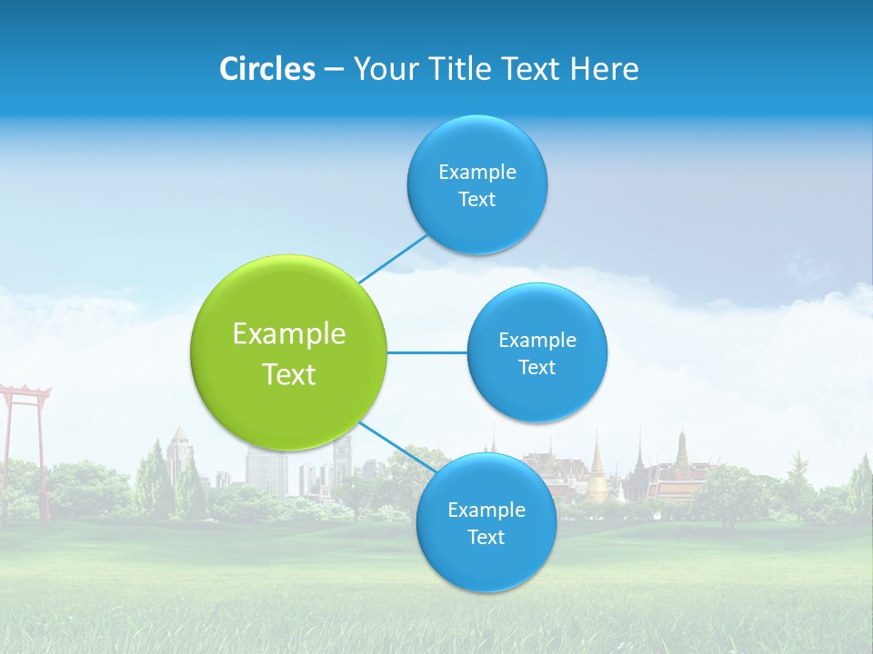 Reader Recreation Lawn PowerPoint Template