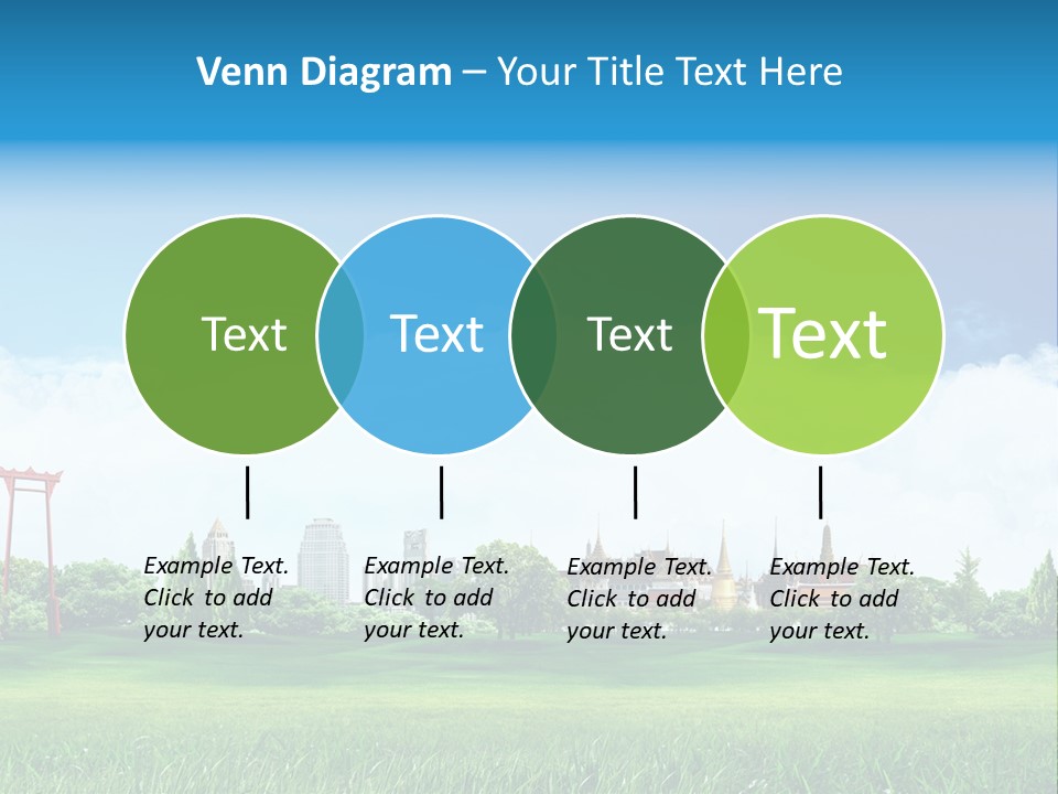 Reader Recreation Lawn PowerPoint Template