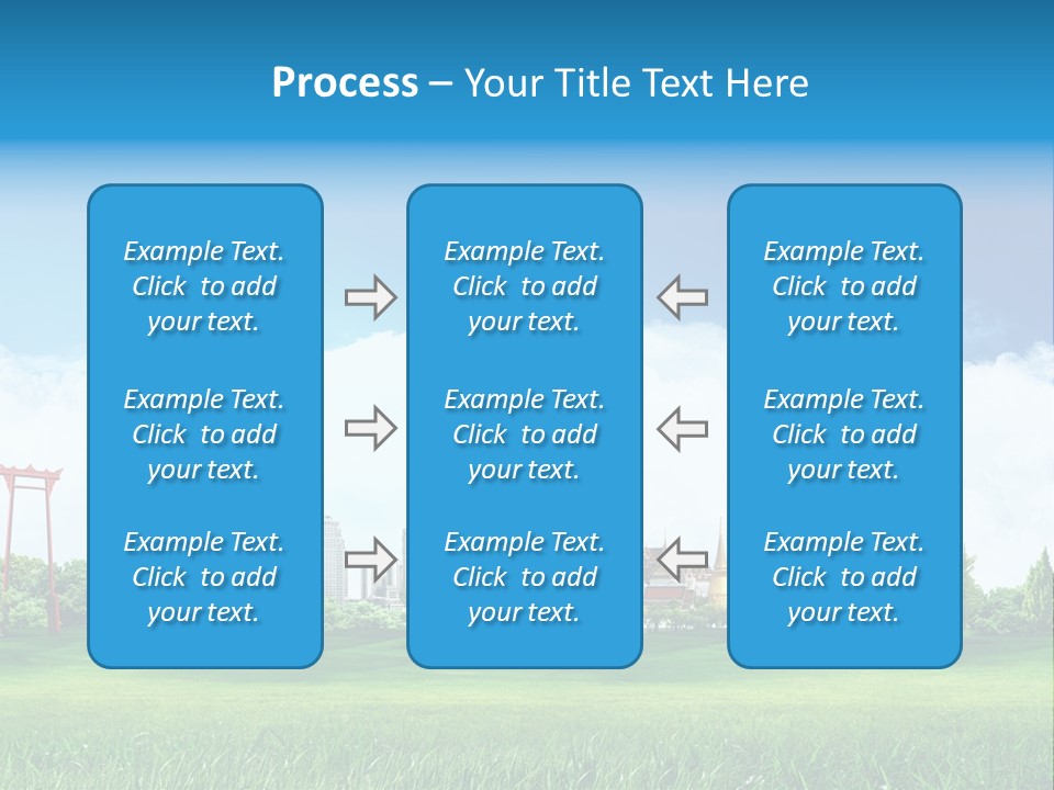 Reader Recreation Lawn PowerPoint Template