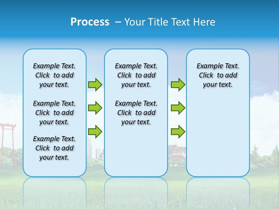 Reader Recreation Lawn PowerPoint Template