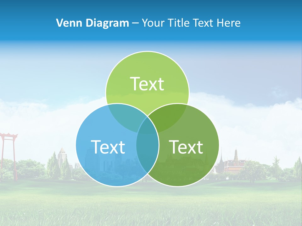 Reader Recreation Lawn PowerPoint Template