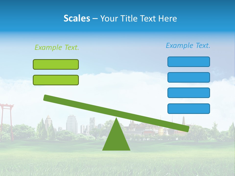Reader Recreation Lawn PowerPoint Template