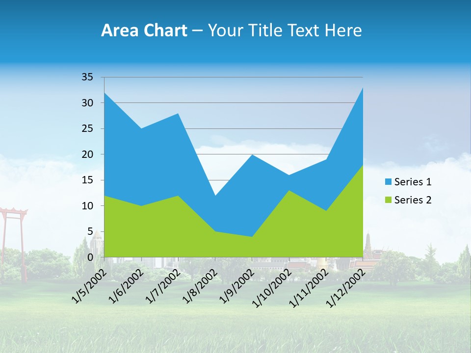 Reader Recreation Lawn PowerPoint Template
