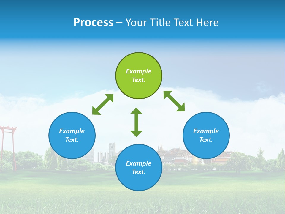 Reader Recreation Lawn PowerPoint Template