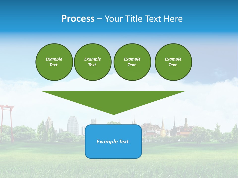 Reader Recreation Lawn PowerPoint Template