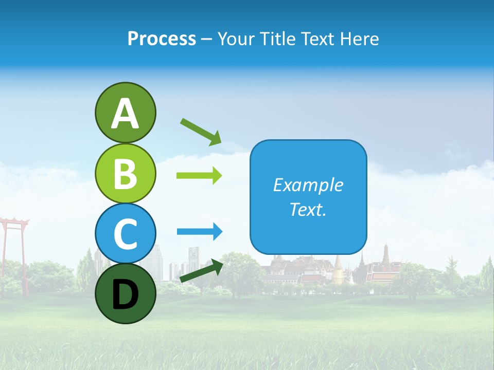 Reader Recreation Lawn PowerPoint Template