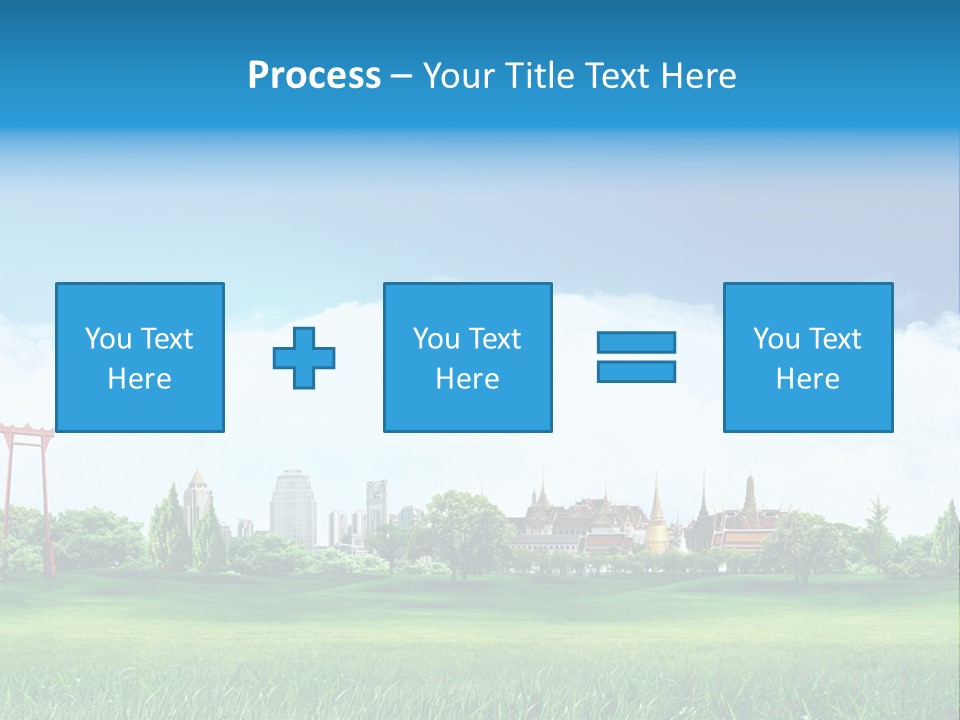 Reader Recreation Lawn PowerPoint Template