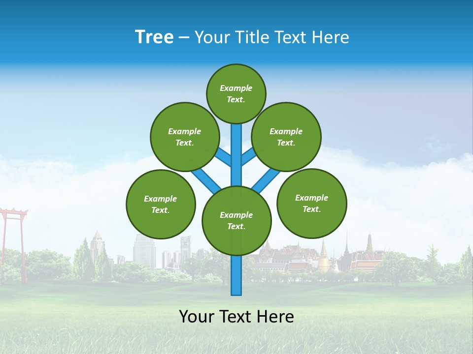 Reader Recreation Lawn PowerPoint Template