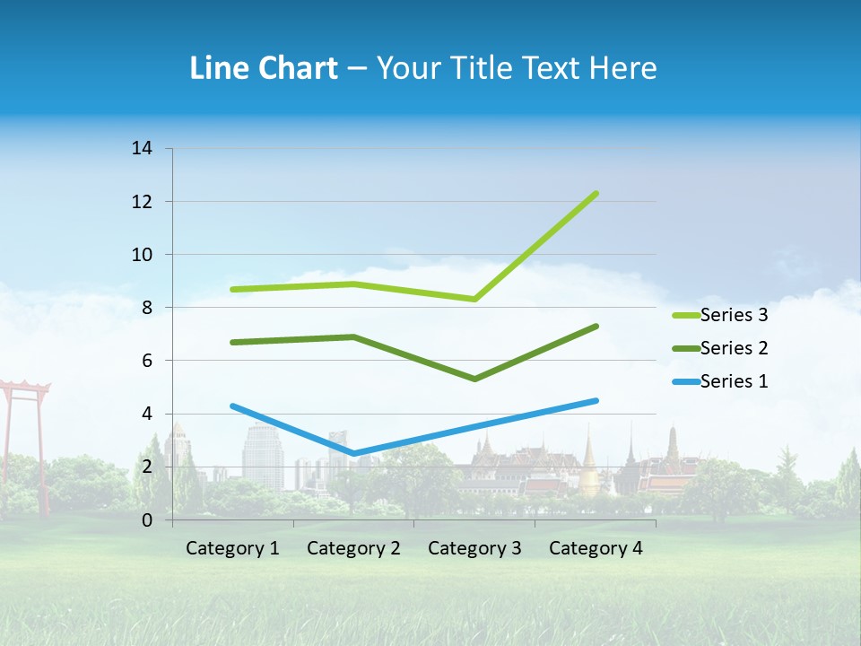 Reader Recreation Lawn PowerPoint Template