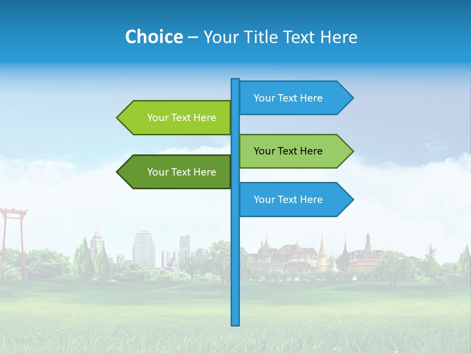 Reader Recreation Lawn PowerPoint Template