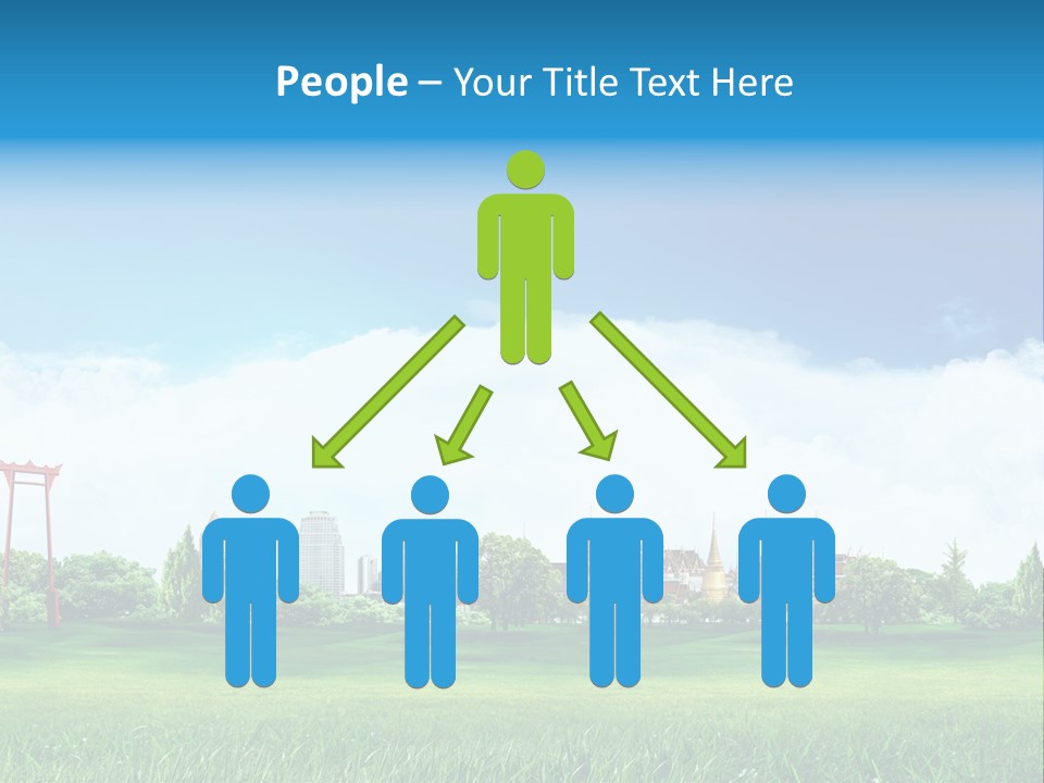 Reader Recreation Lawn PowerPoint Template