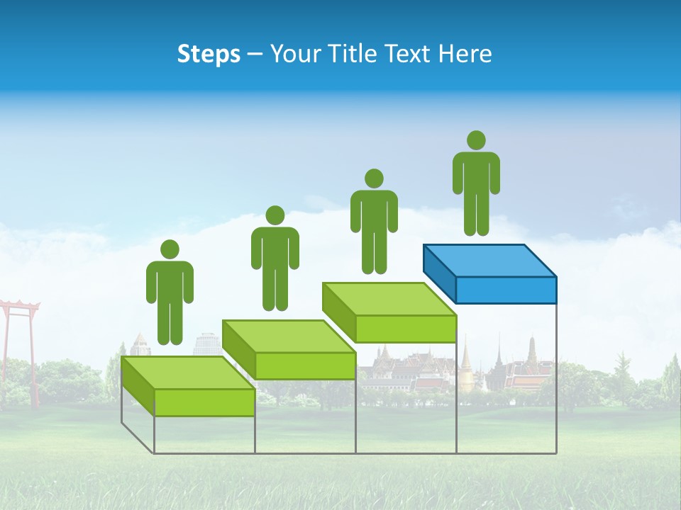 Reader Recreation Lawn PowerPoint Template