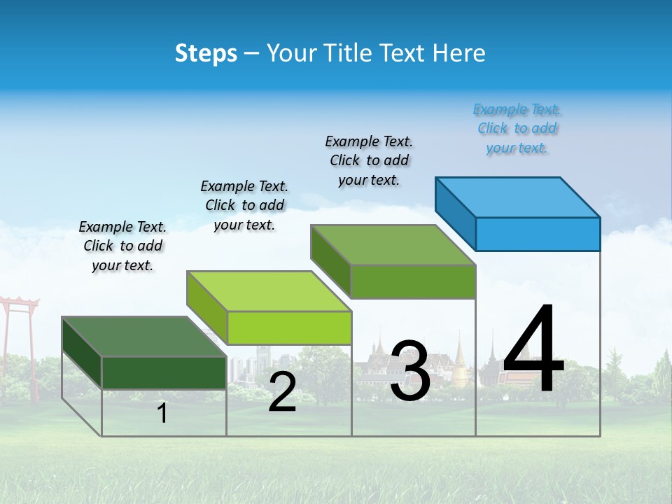 Reader Recreation Lawn PowerPoint Template