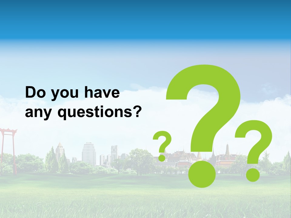 Reader Recreation Lawn PowerPoint Template