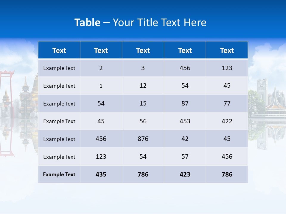 Hair Young Summer PowerPoint Template