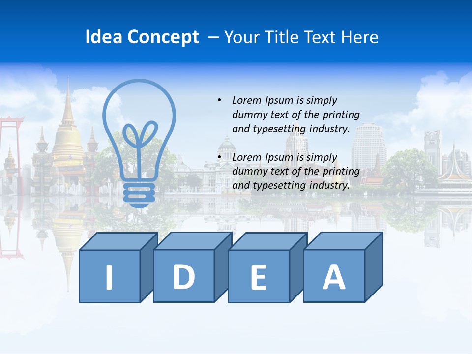 Hair Young Summer PowerPoint Template