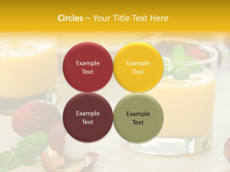 Fruit Juice Mineral PowerPoint Template
