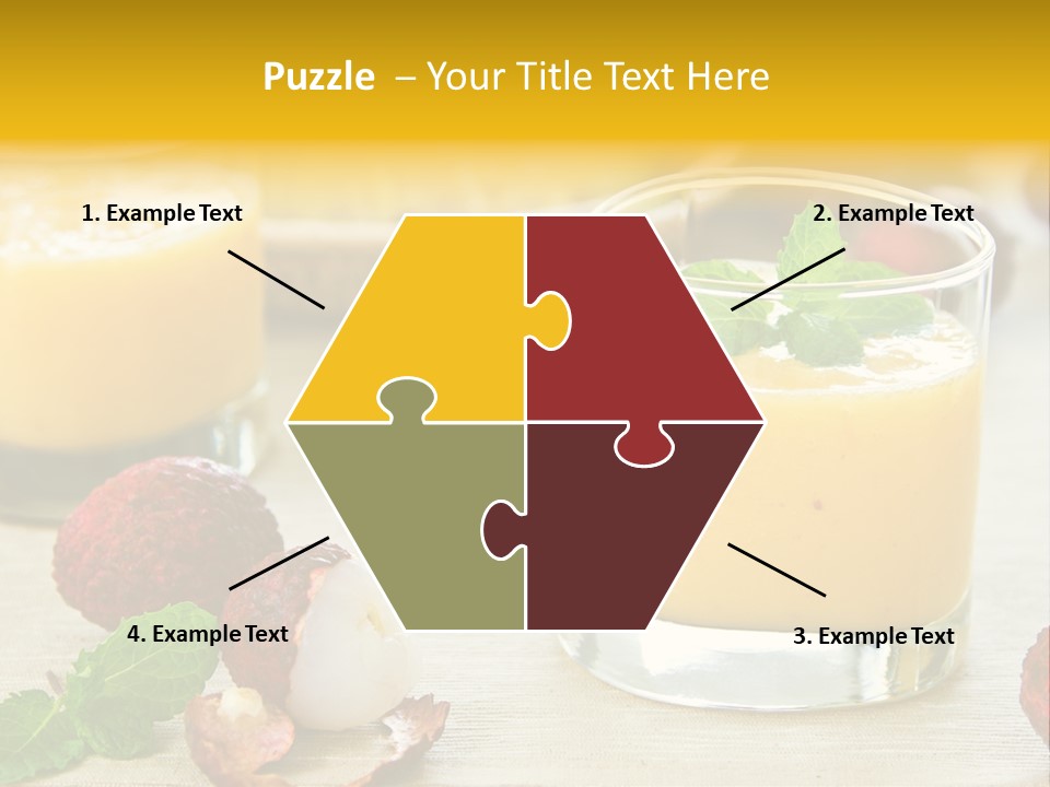 Fruit Juice Mineral PowerPoint Template