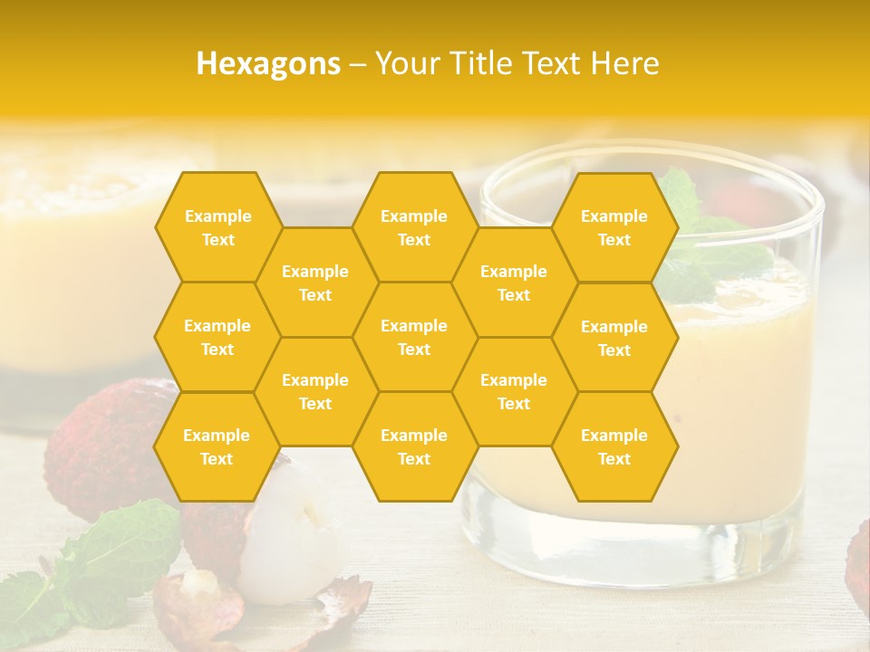 Fruit Juice Mineral PowerPoint Template