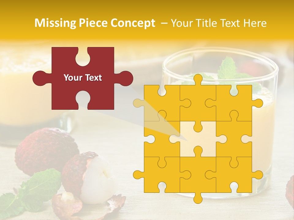 Fruit Juice Mineral PowerPoint Template