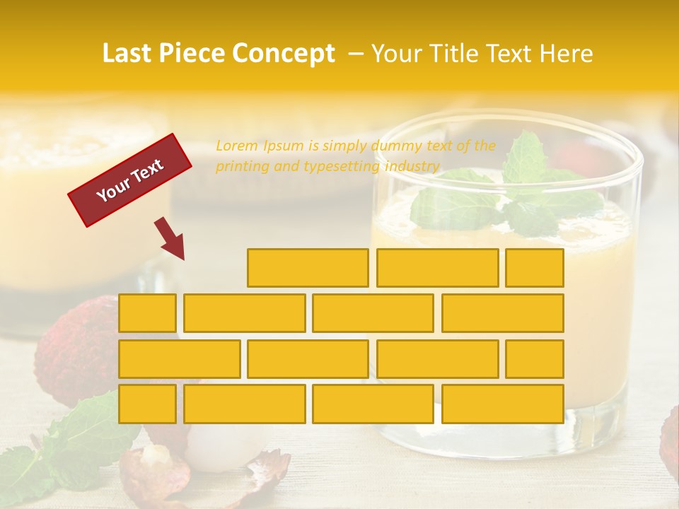 Fruit Juice Mineral PowerPoint Template