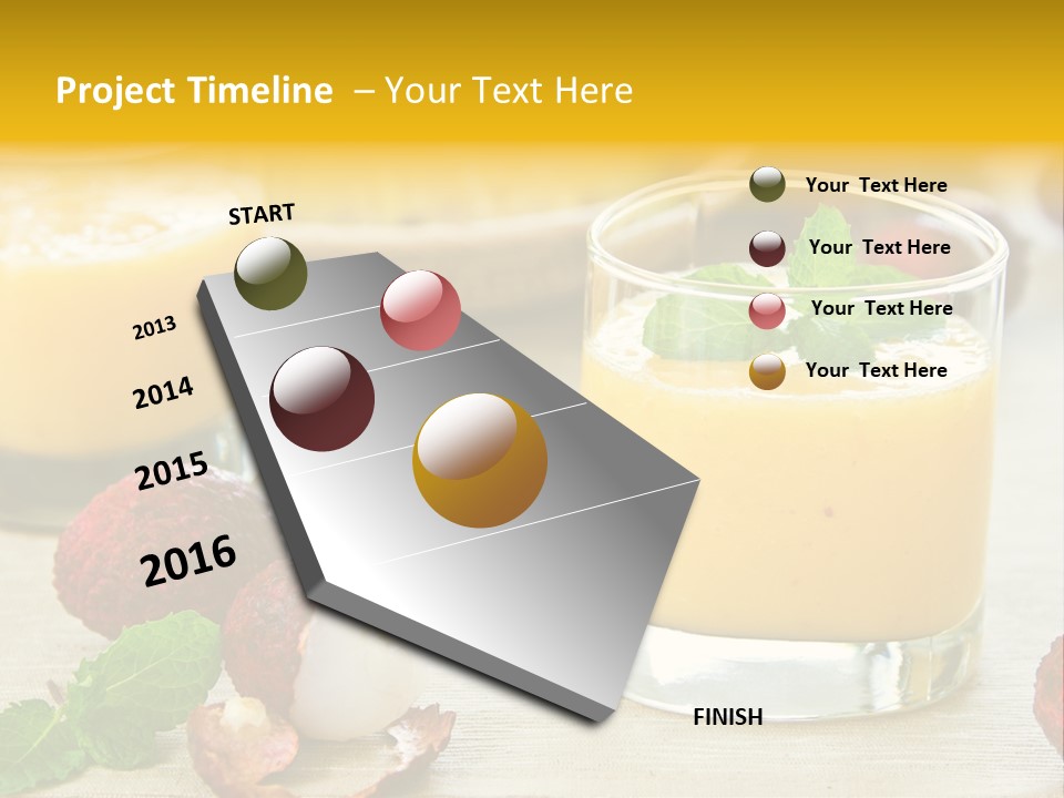 Fruit Juice Mineral PowerPoint Template