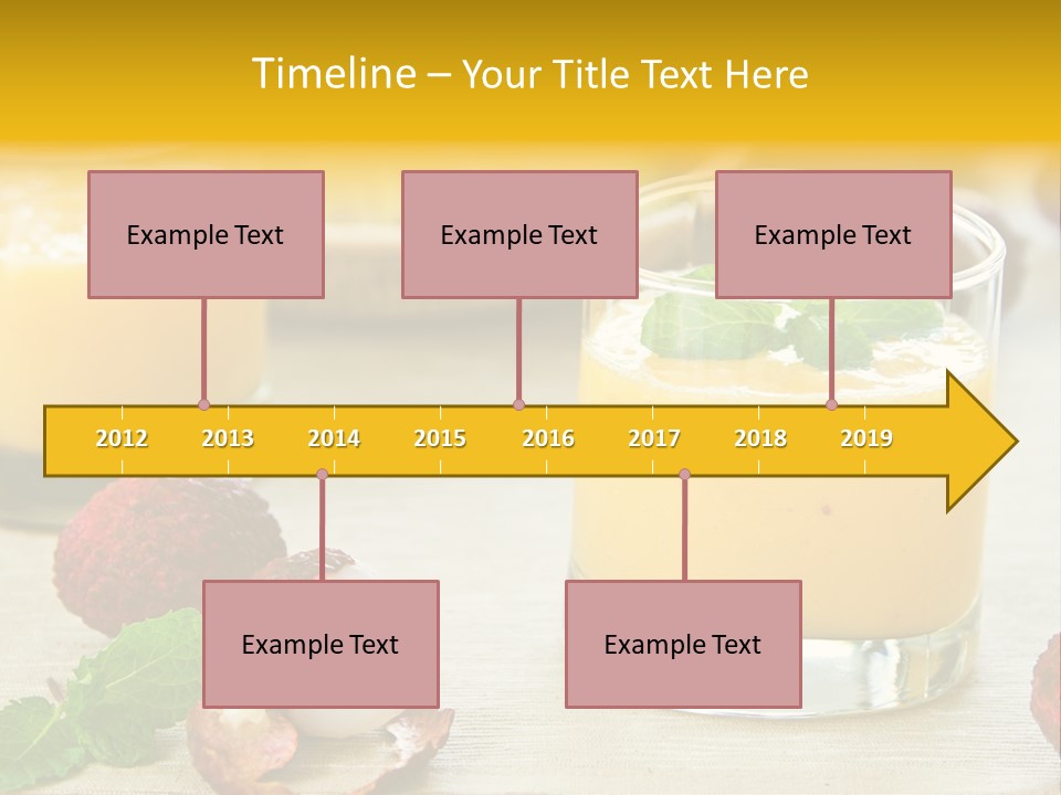 Fruit Juice Mineral PowerPoint Template