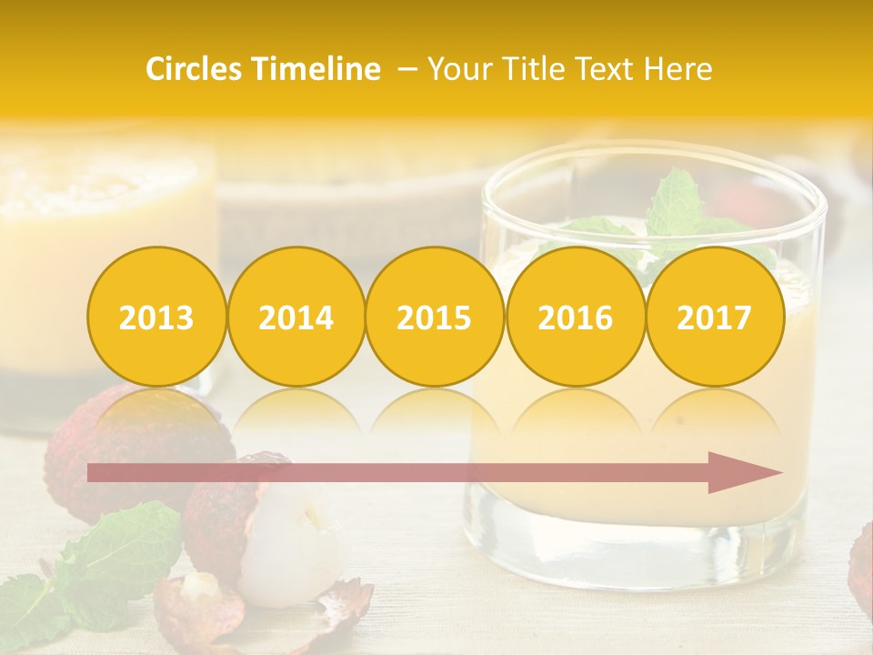 Fruit Juice Mineral PowerPoint Template
