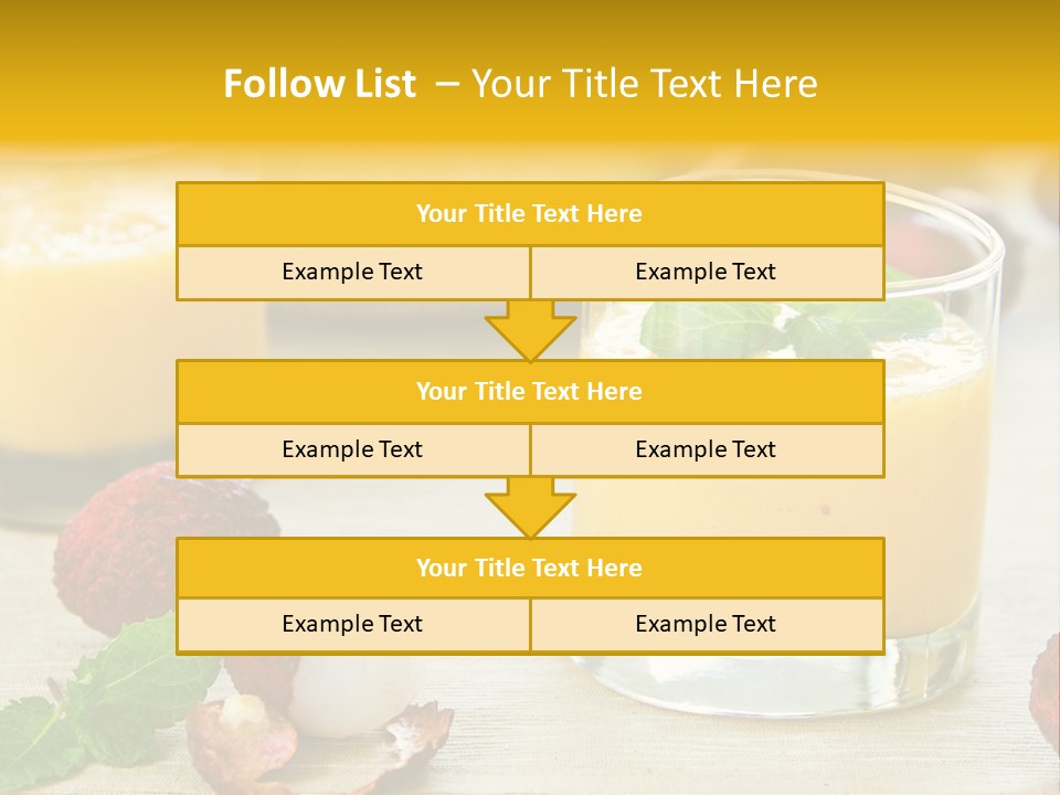 Fruit Juice Mineral PowerPoint Template