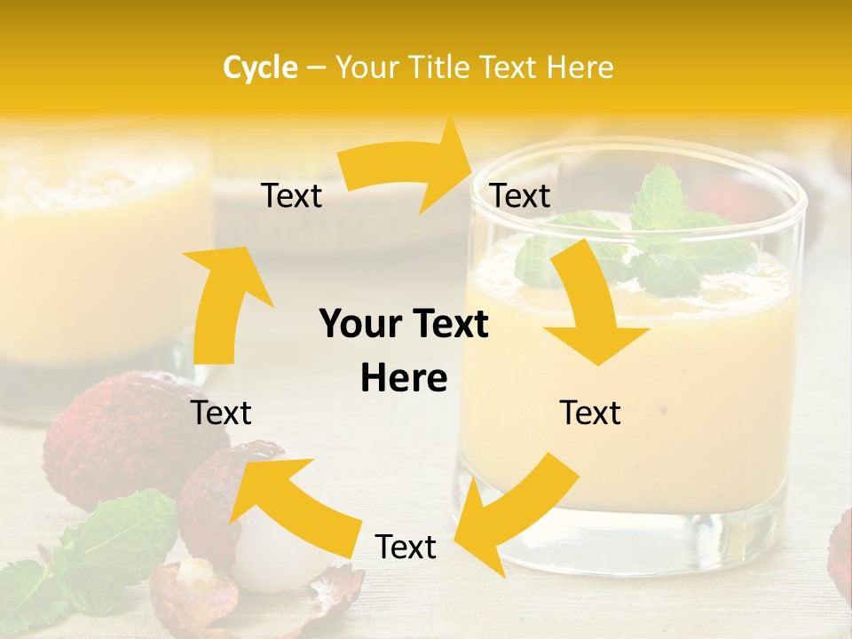Fruit Juice Mineral PowerPoint Template