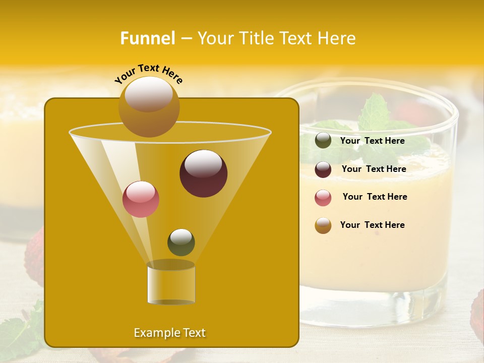 Fruit Juice Mineral PowerPoint Template