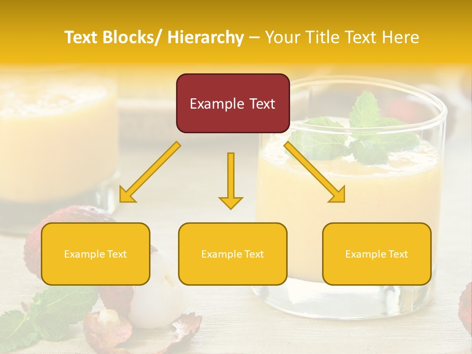 Fruit Juice Mineral PowerPoint Template