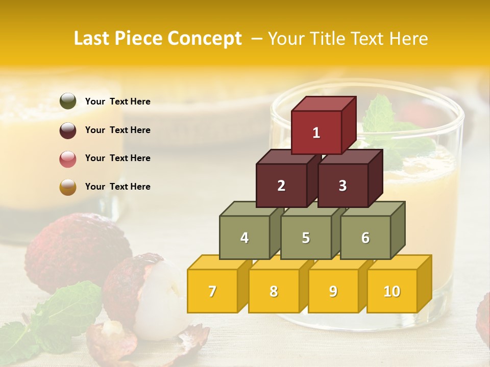 Fruit Juice Mineral PowerPoint Template